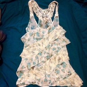 Lace & Floral Tank